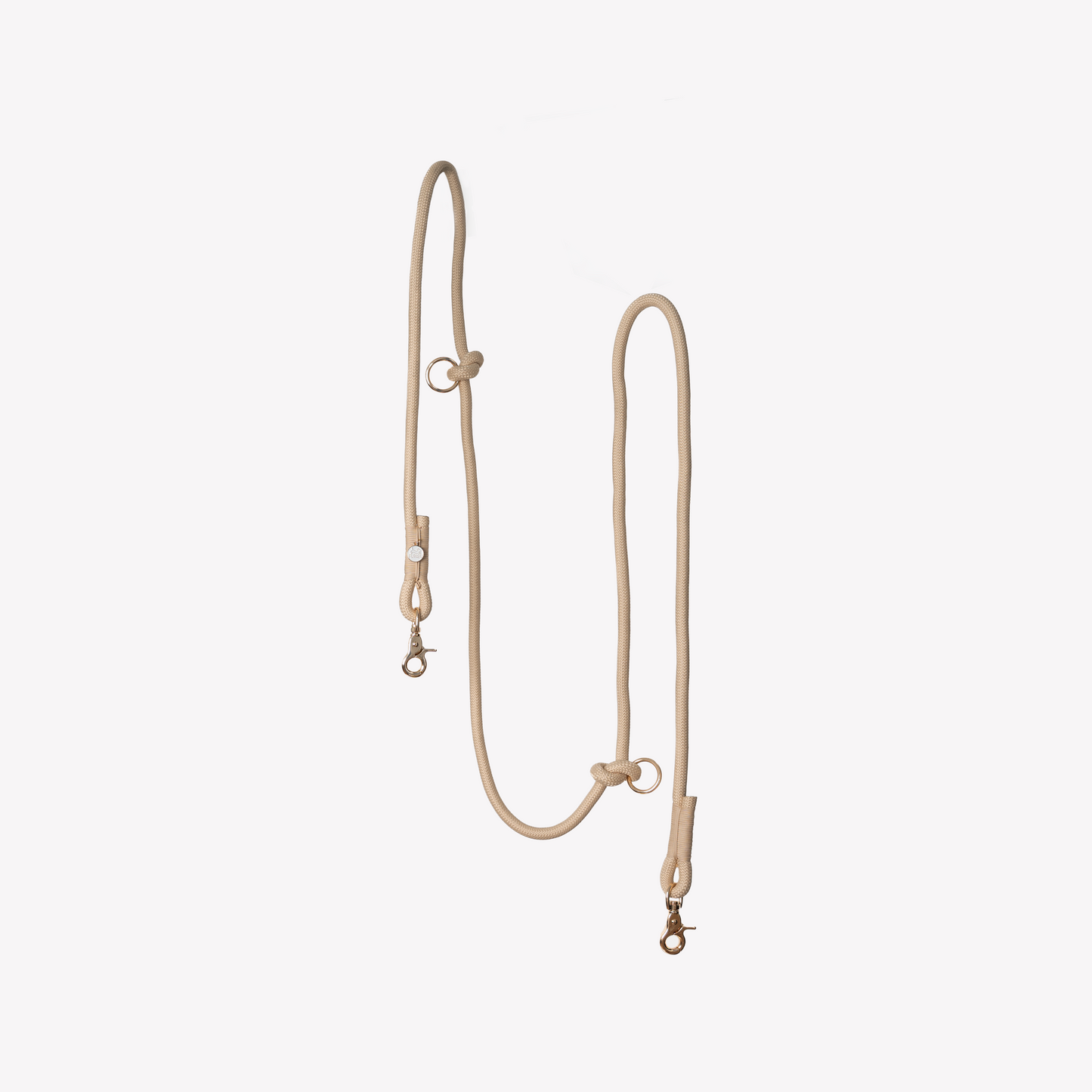 'Tan' - Hands Free Braided Leash