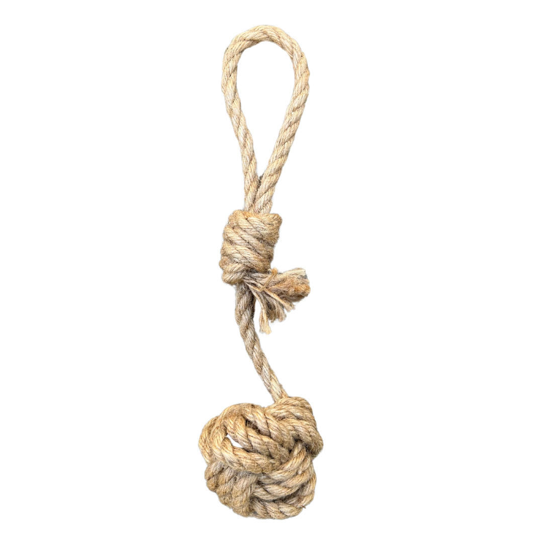 hemp rope dog tug toy