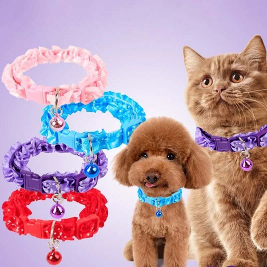 Dog/Cat Bell Lace Collar