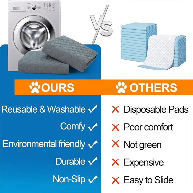 Dog Pee Pad Reusable Washable